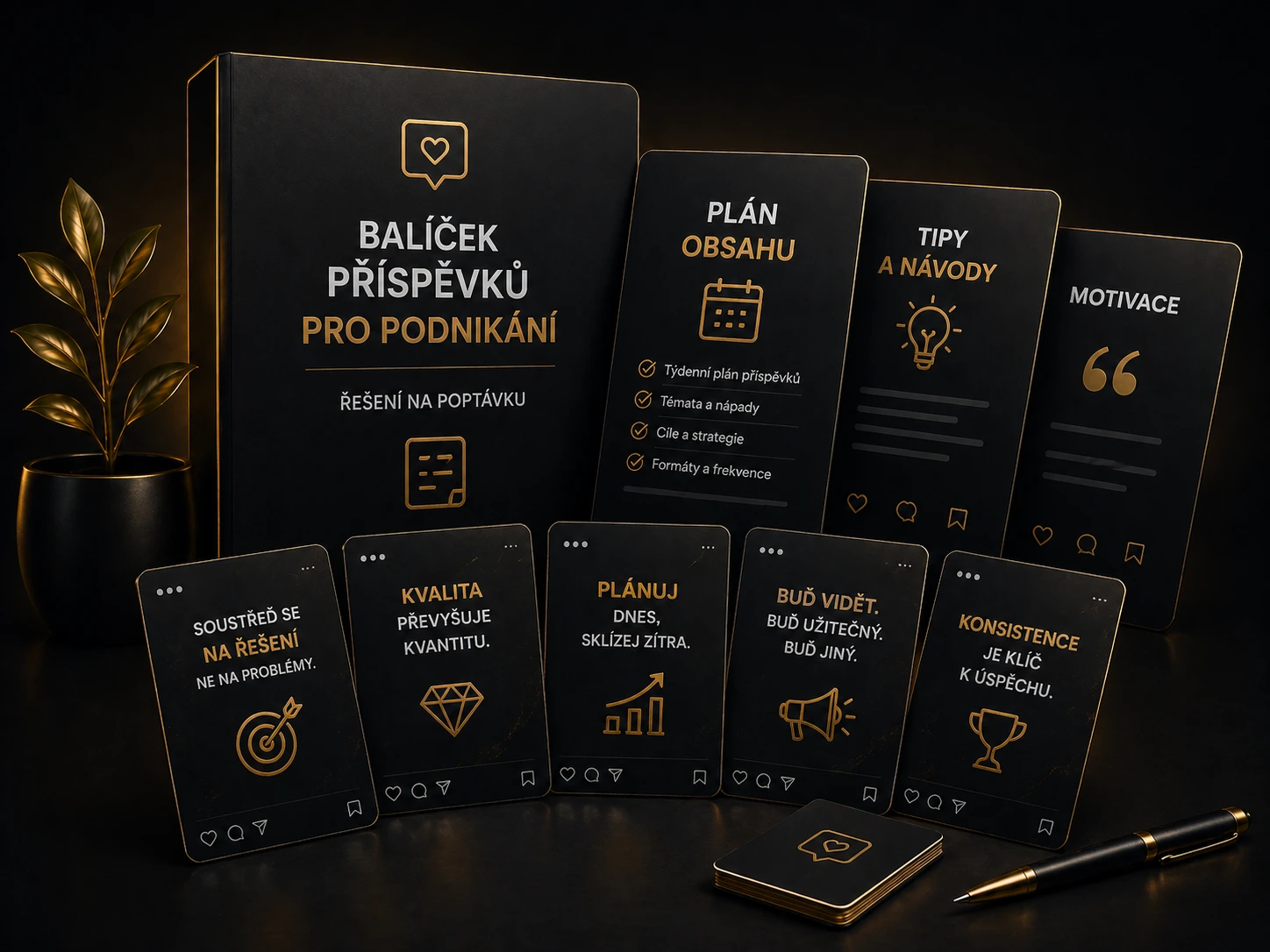 Ukázka produktu Balíček příspěvků pro podnikání